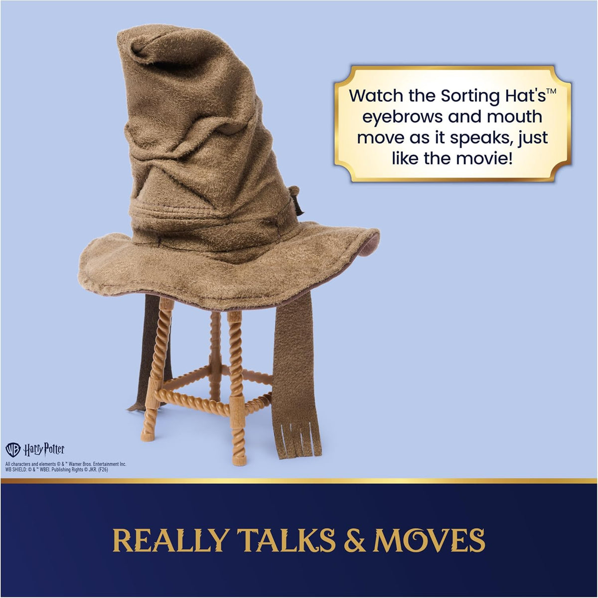 Wizarding World Mini Sorting Hat toy for ages 6 and up