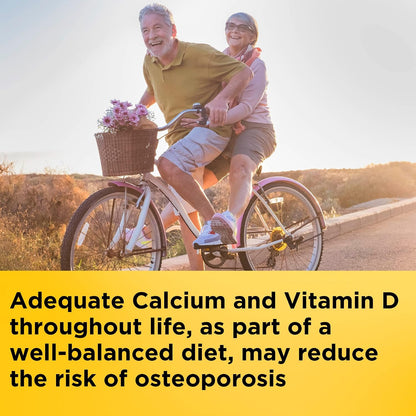 Nature Made Calcium 600 mg supplement front label