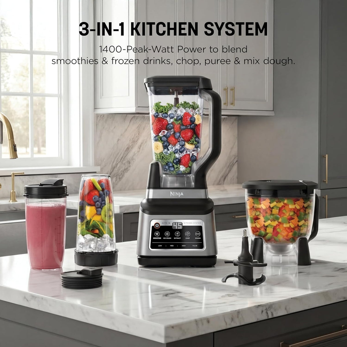 Ninja 1400 watt Auto-iQ countertop blender