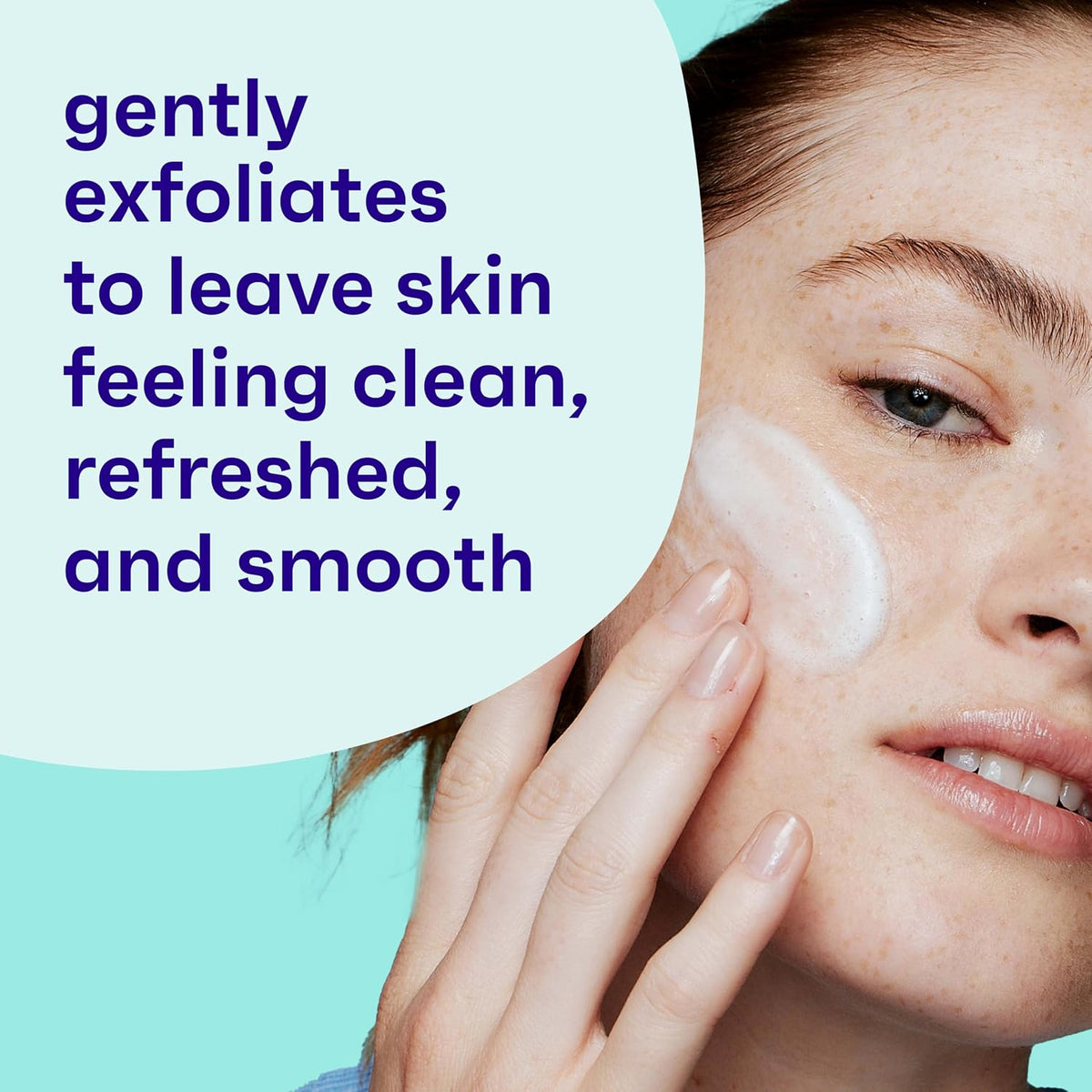 Oil-free exfoliating face wash for daily skincare