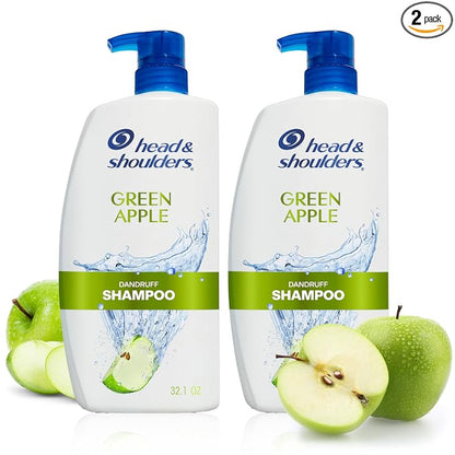Head & Shoulders Green Apple anti-dandruff shampoo twin pack