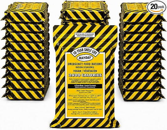Mayday Industries emergency food bars, 24-pack