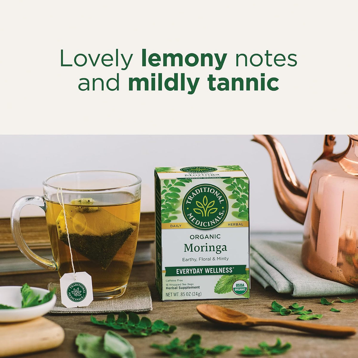 Visit the Traditional Medicinals Store — Traditional Medicinals Organic Spearmint, 16 Tea Bags