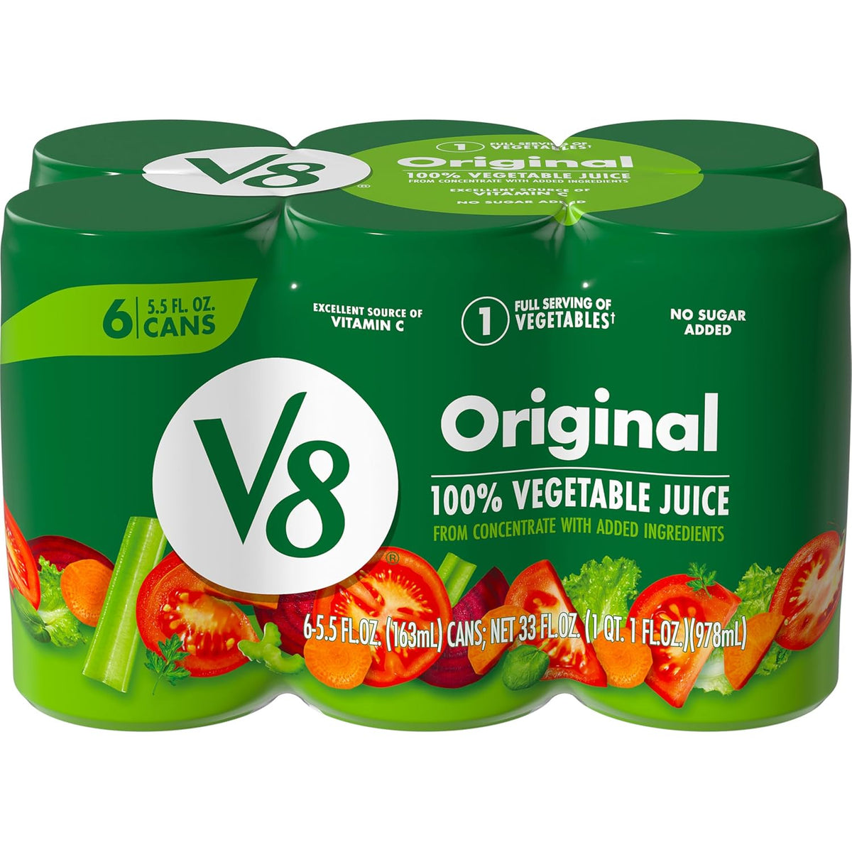 V8 Original vegetable juice in single-serve cans