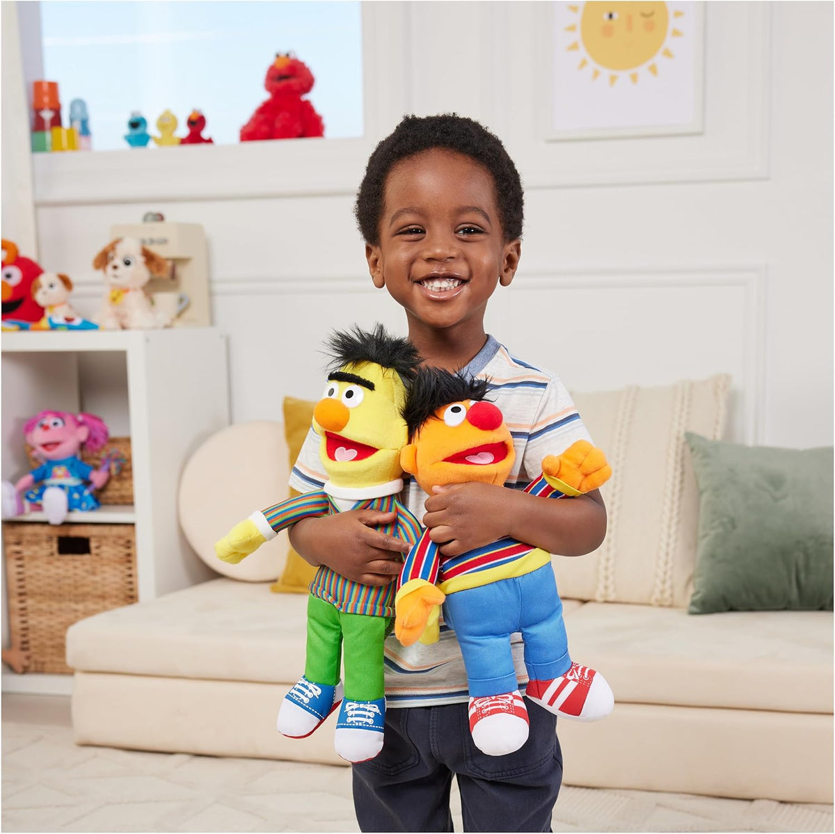 Sesame Street Ernie stuffed plush for cuddling