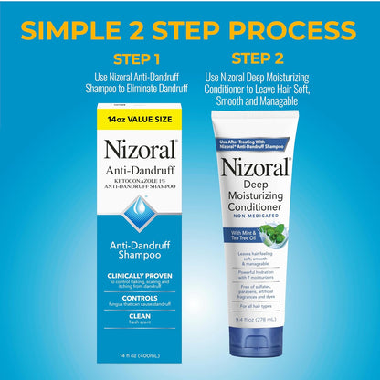 Nizoral ketoconazole 1 percent shampoo bundle