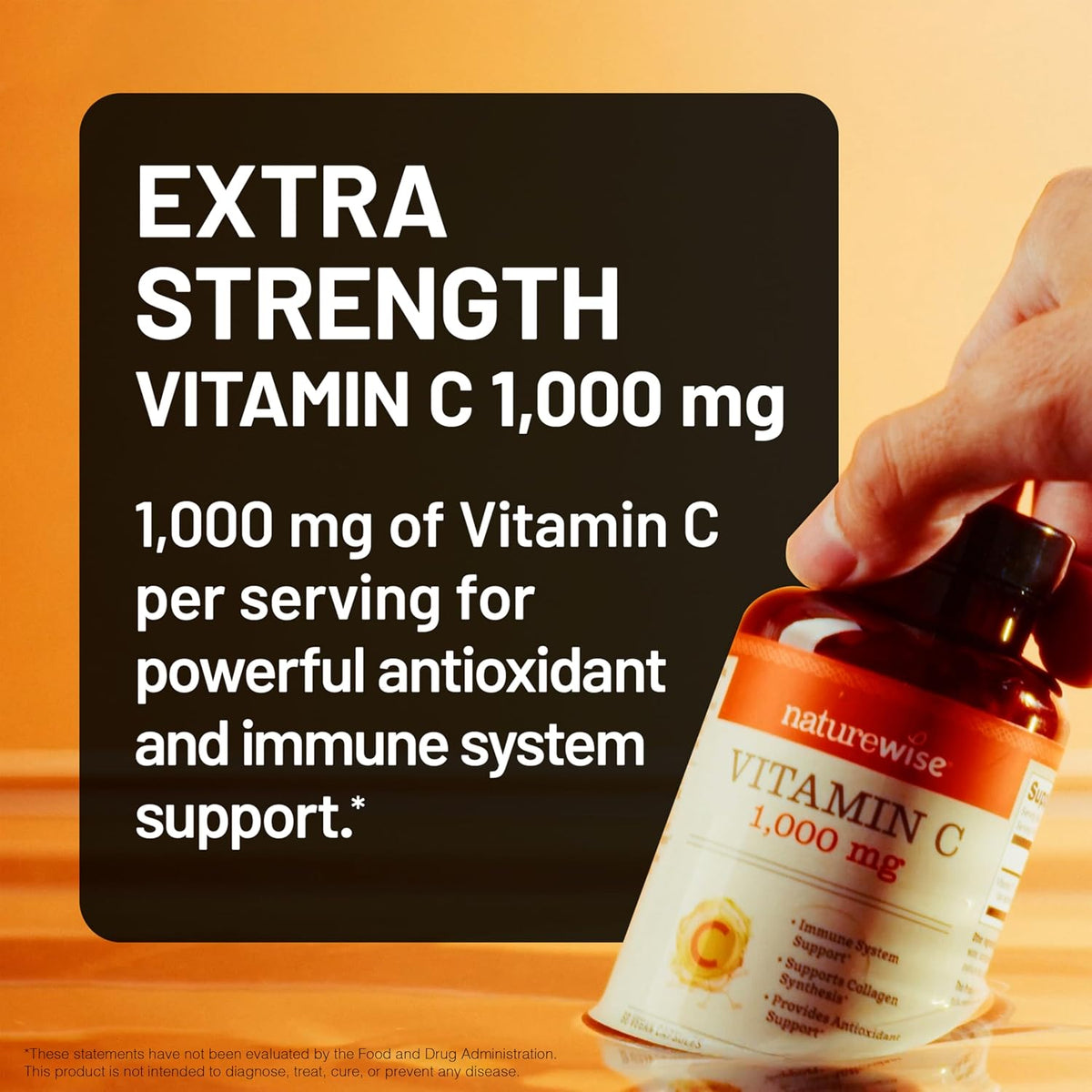 NatureWise vegan vitamin C 120 capsules packaging