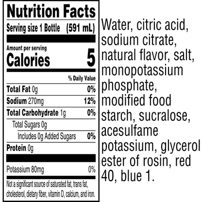 Grape Gatorade sports drink with electrolytes