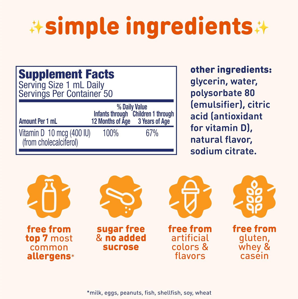 Enfamil D-Vi-Sol 50 day supply dropper bottle