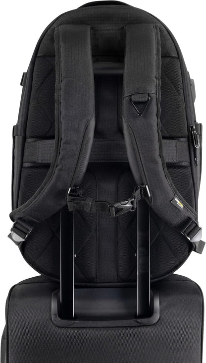 Nike black unisex backpack full product view