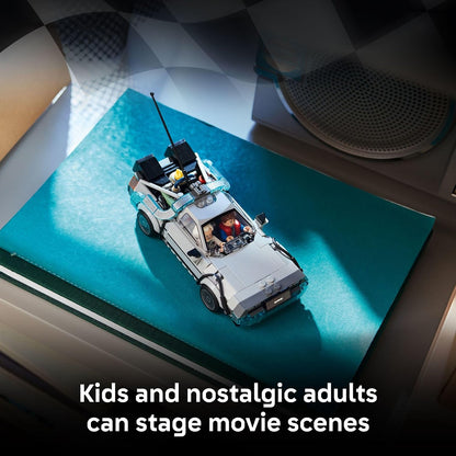 LEGO Time Machine flying version with sideways wheels