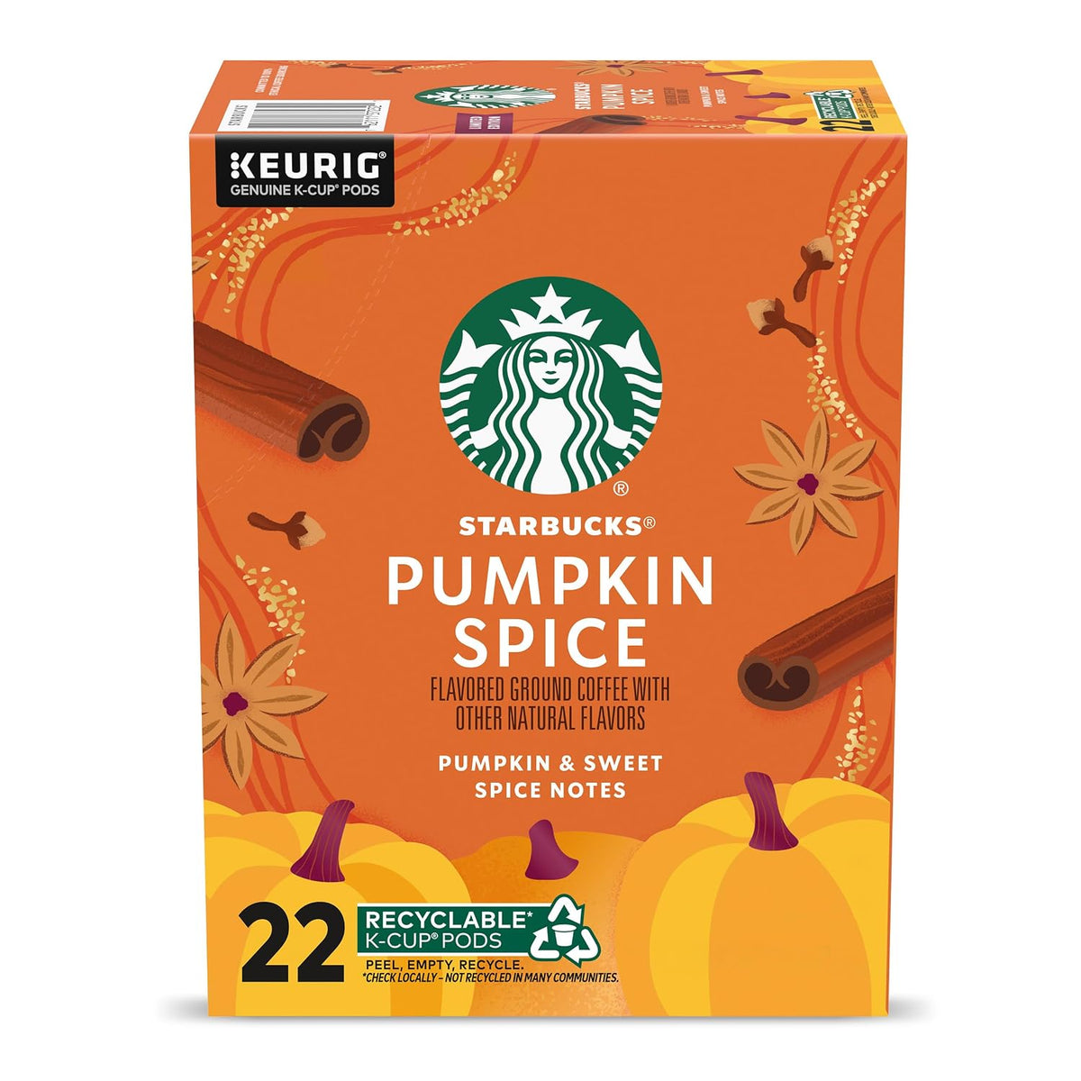 Starbucks limited edition Pumpkin Spice coffee pods