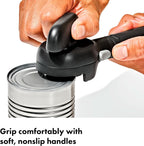 OXO can opener stainless steel cutting wheel detail