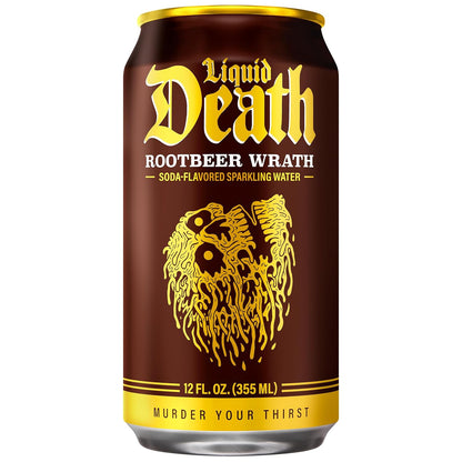 Rootbeer Wrath sparkling water with less sugar