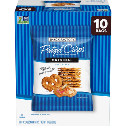 Original Pretzel Crisps thin crunchy pretzel crackers