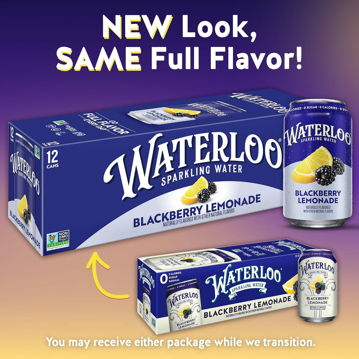 Blackberry Lemonade sparkling water 12 fl oz cans