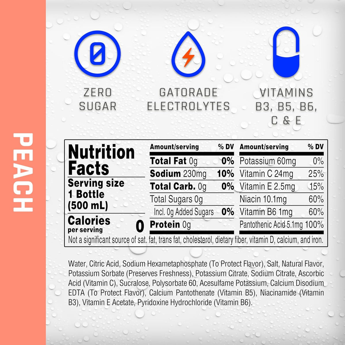 Propel electrolyte water 16.9 fl oz bottle pack