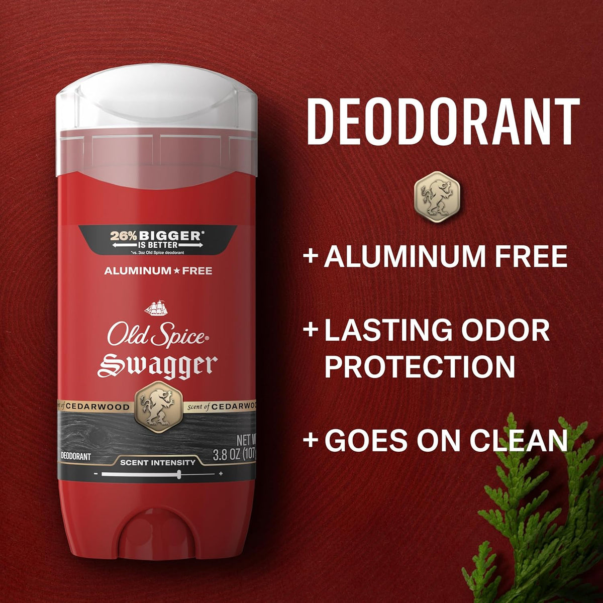 Swagger lime and cedarwood scent deodorant