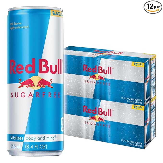 Red Bull Sugarfree Energy Drink 8.4 oz cans