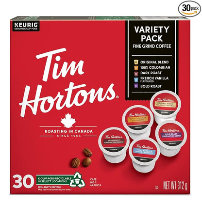 Tim Hortons K-Cup coffee variety pack 30 count box