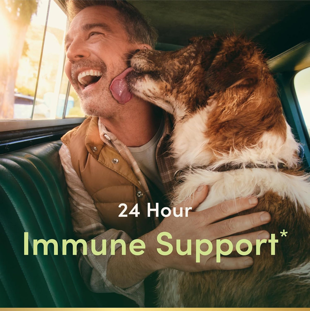 Immune support supplement with Vitamin C zinc and botanicals