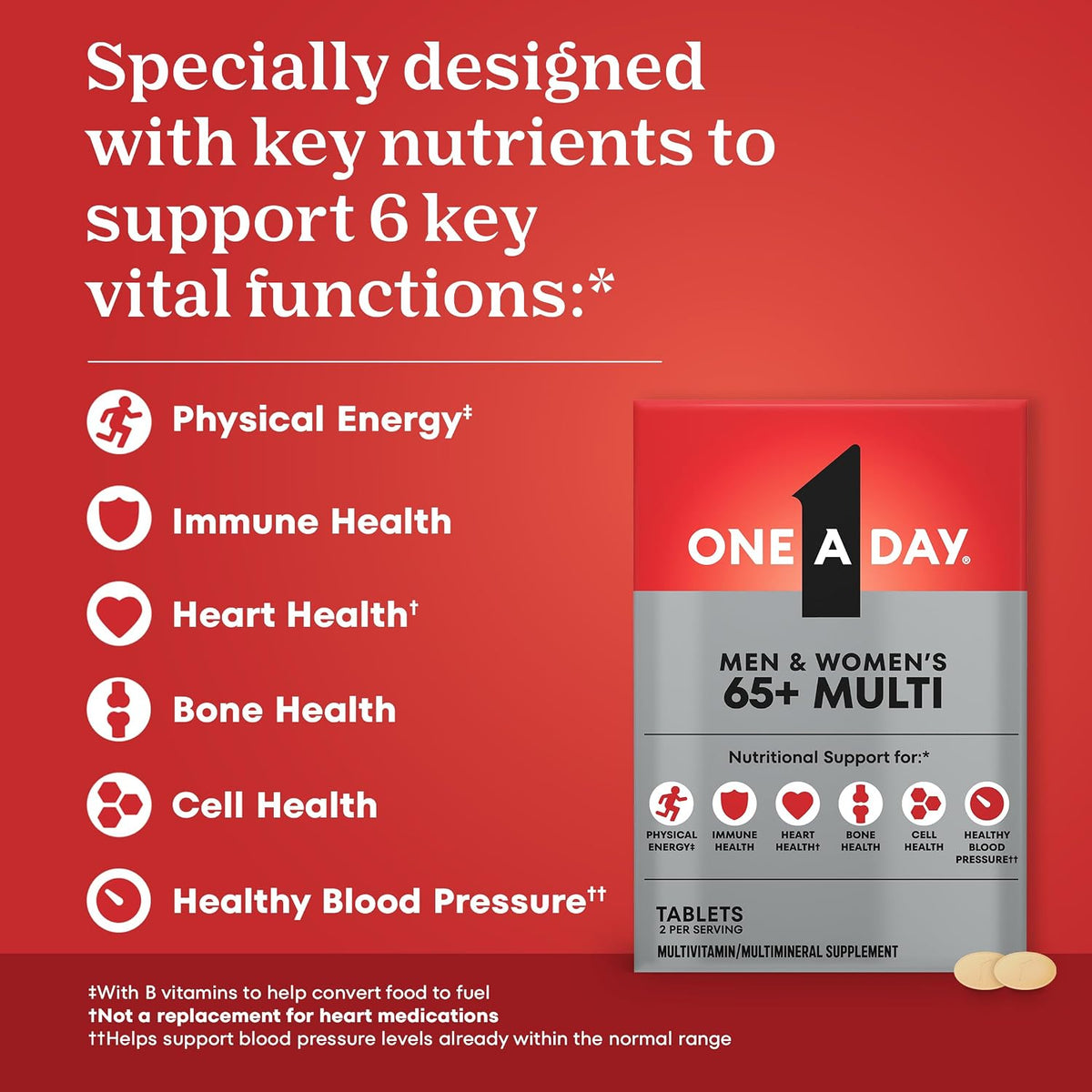 Multivitamin with vitamins A C D and zinc