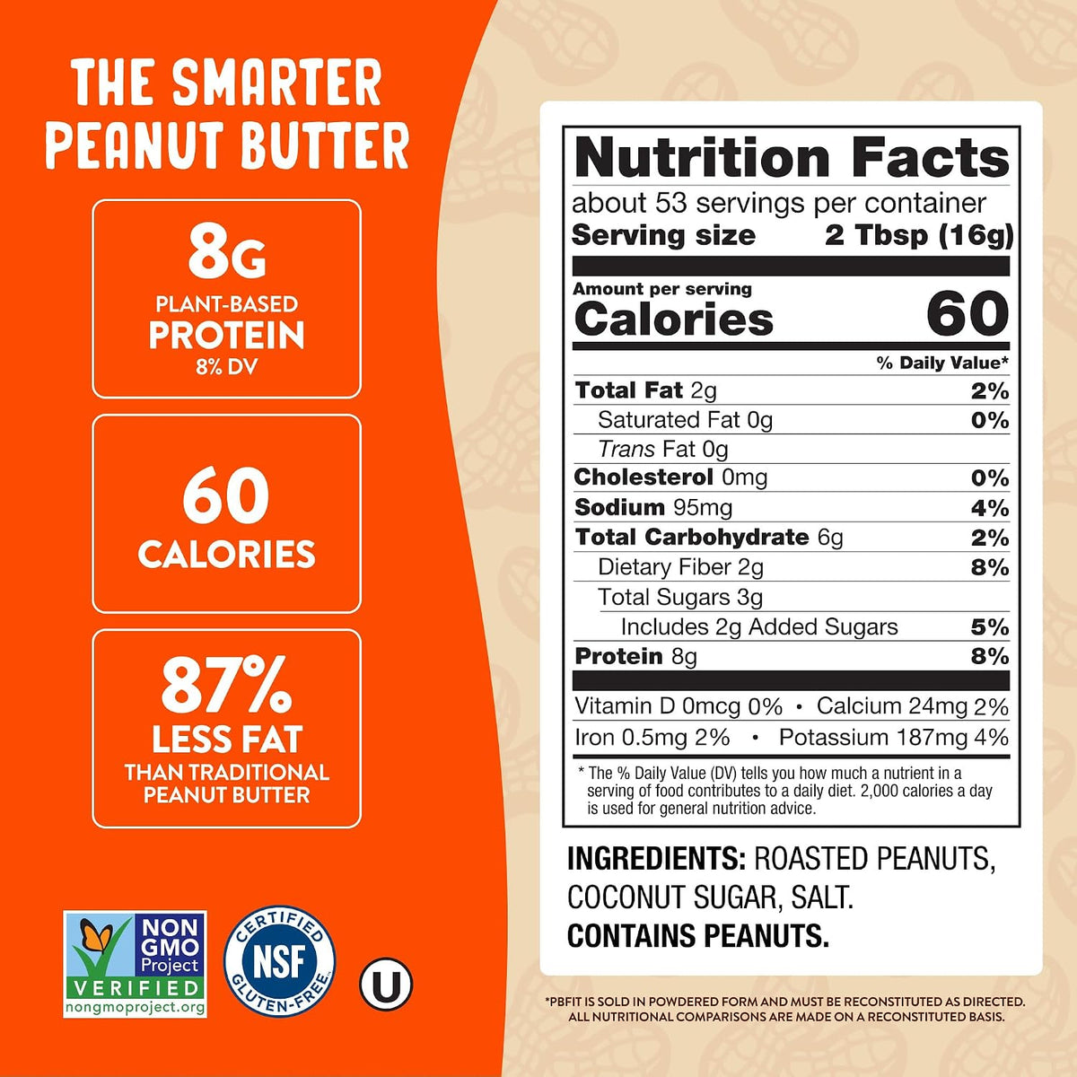 PBfit Classic powdered peanut spread pantry staple