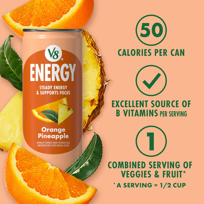 V8 Energy Orange Pineapple beverage multipack
