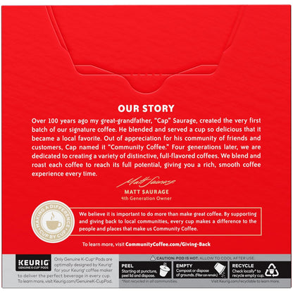 Community Coffee House Blend 100% Arabica medium-dark roast coffee