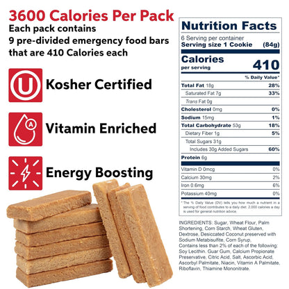 S.O.S. Rations 3-day 72-hour emergency food