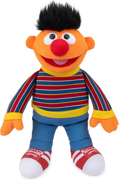 Soft GUND Ernie plush figure with costume details