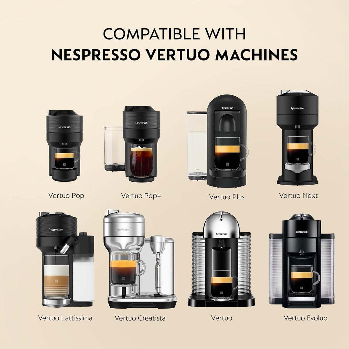 Visit the Nespresso Store — Nespresso Vertuo, Discovery Variety Pack, 50-Count Coffee and Espresso Pods - product image 78