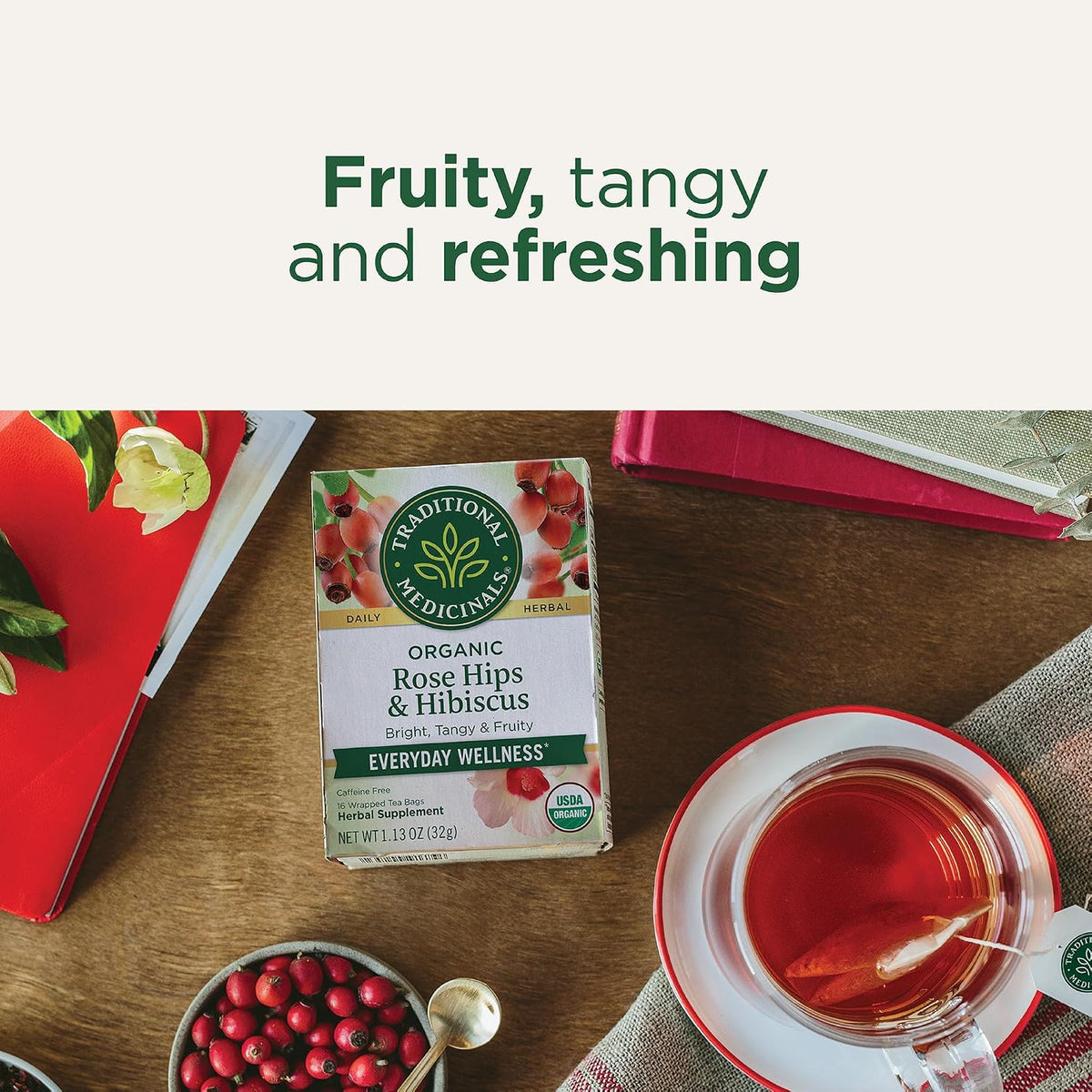 Visit the Traditional Medicinals Store — Traditional Medicinals Organic Spearmint, 16 Tea Bags - product image 46