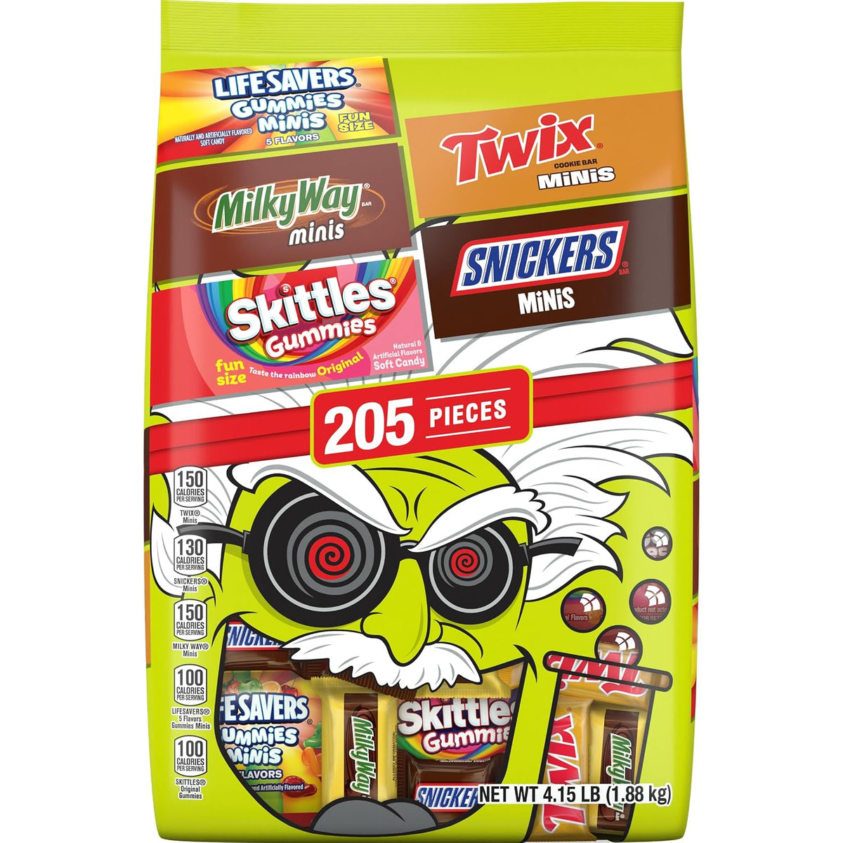 SNICKERS SKITTLES Gummies TWIX Halloween candy assortment