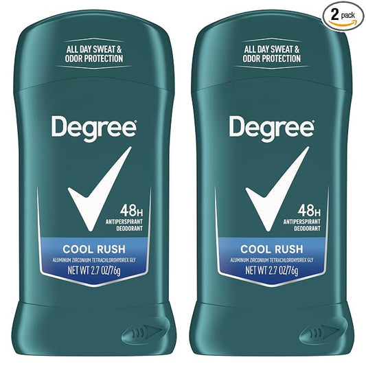 Degree Men Cool Rush antiperspirant deodorant twin pack