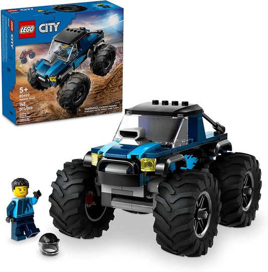 LEGO City blue monster truck off-road toy playset