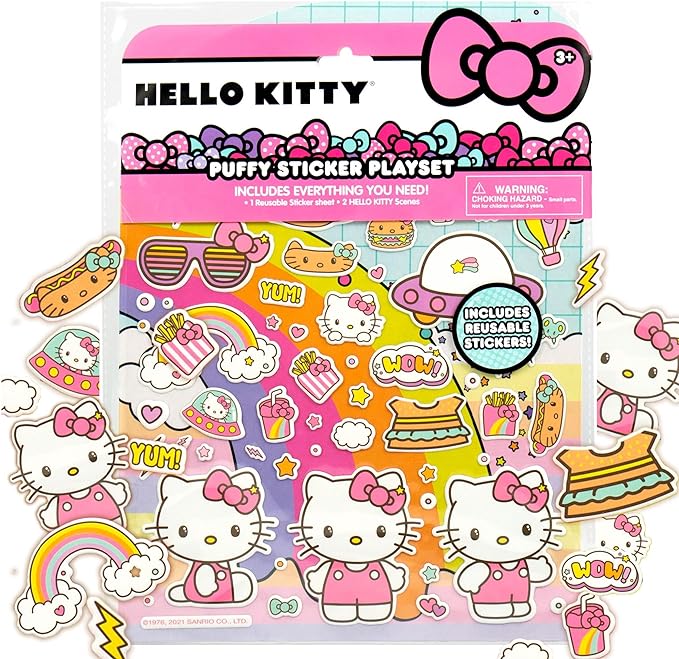 Bluey and Bingo sticker playset for creative play