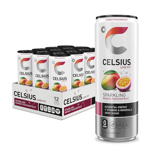 CELSIUS Mango Passionfruit slim can energy drink