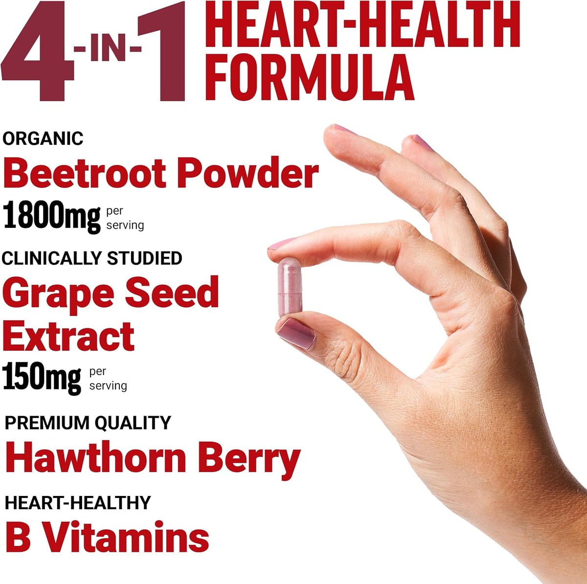 Beet root capsules for blood pressure support
