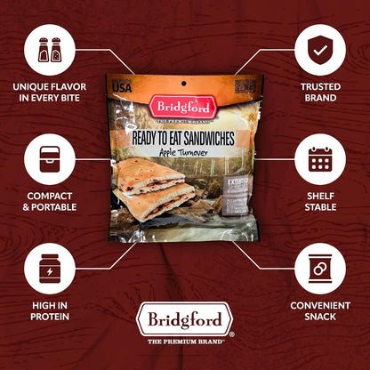 Bridgford Apple Turnover for long-term pantry storage