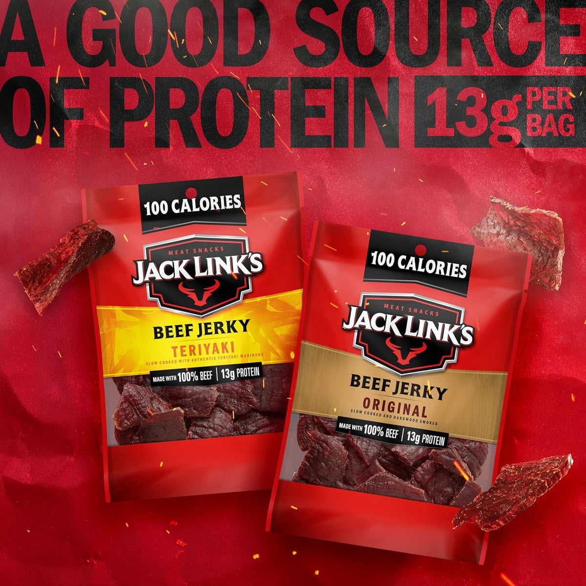 Shelf stable Jack Link's meat snack variety pack