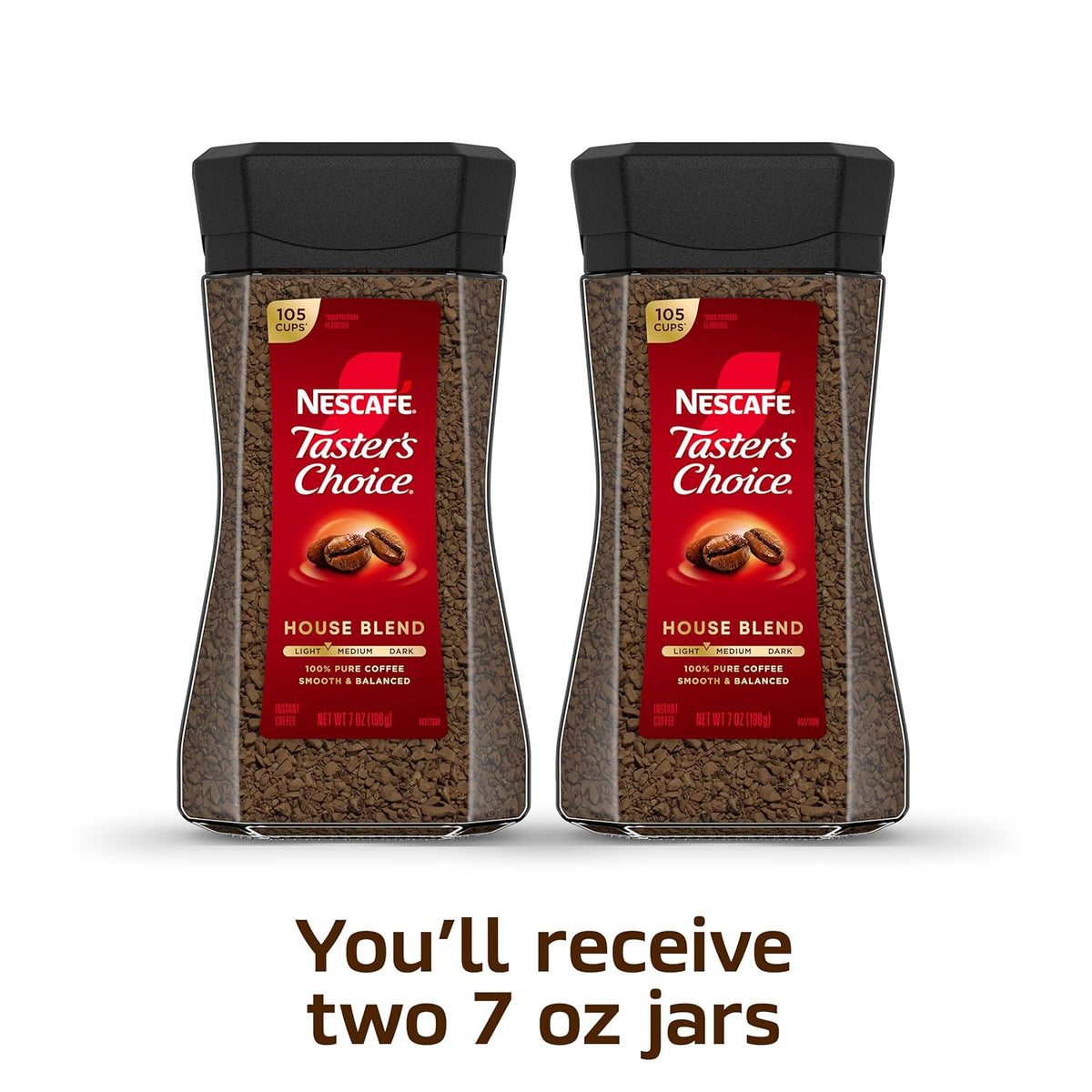 NESCAFÉ House Blend instant coffee 7 oz jar pack