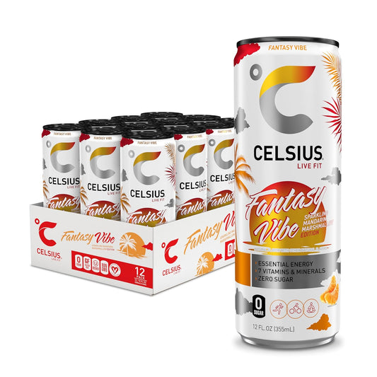 CELSIUS sugar free sparkling energy drink cans