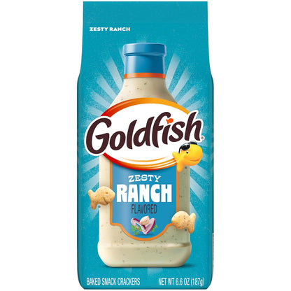 Goldfish ranch snack crackers with savory seasoning