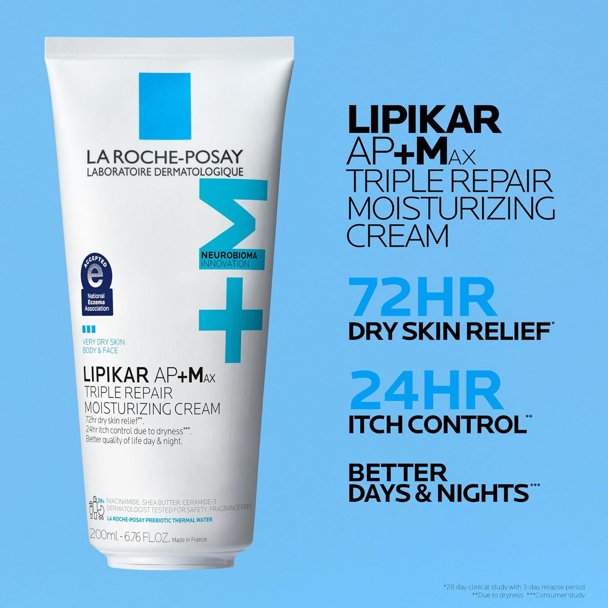 La Roche-Posay body moisturizer for sensitive skin