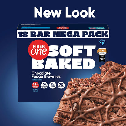 Fiber One 70 calorie fiber brownies 18 count pack