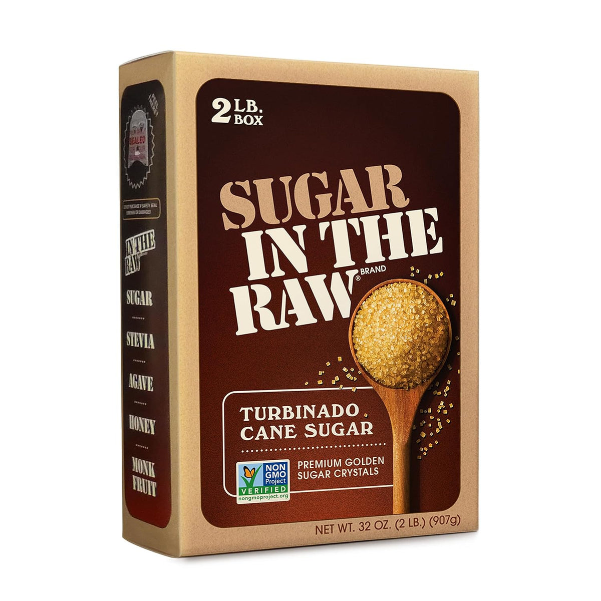 Granulated turbinado cane sugar for coffee and tea