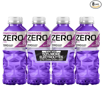 POWERADE ZERO Grape sports drink 8 pack