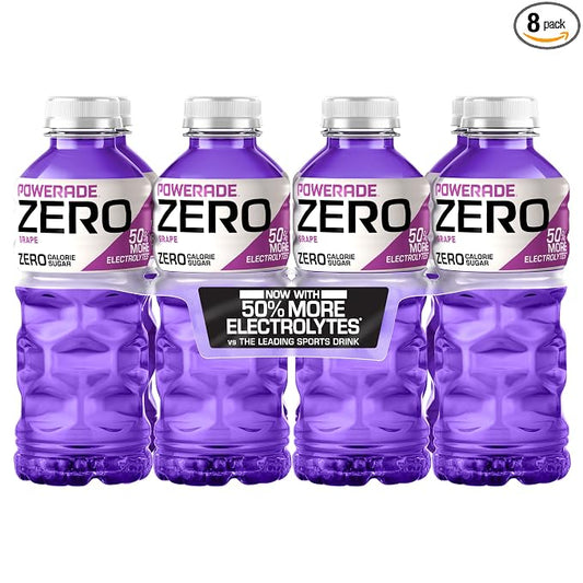 POWERADE ZERO Grape sports drink 8 pack