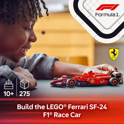 LEGO Ferrari Formula 1 race car toy for ages 10 plus